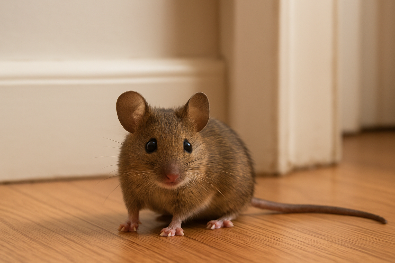 Muizen in huis – voorbeeldsituatie