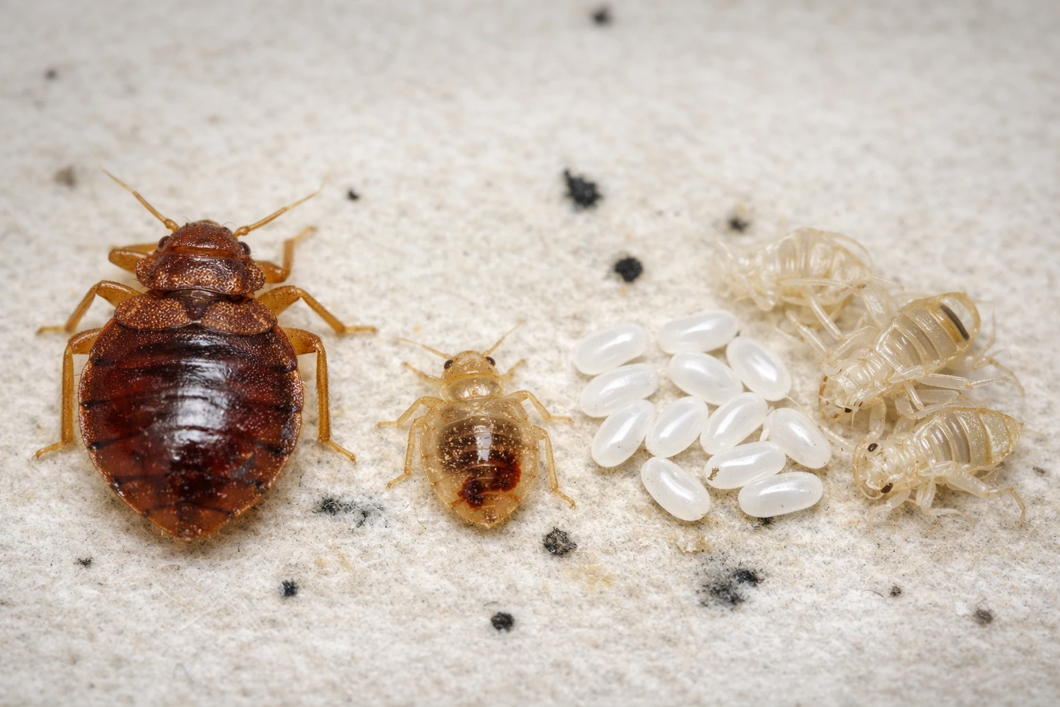 Levenscyclus van bedwantsen