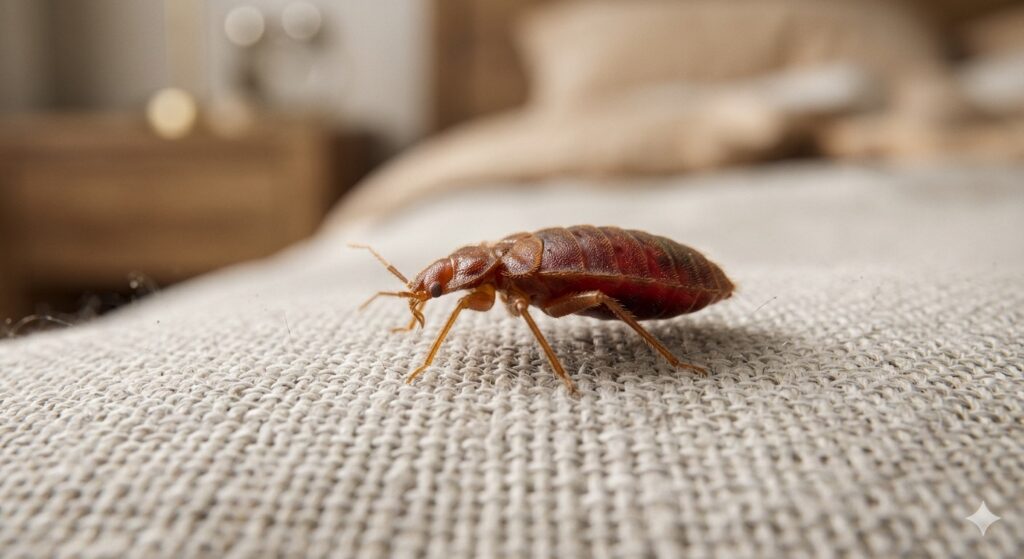 Bedwantsen op een matras